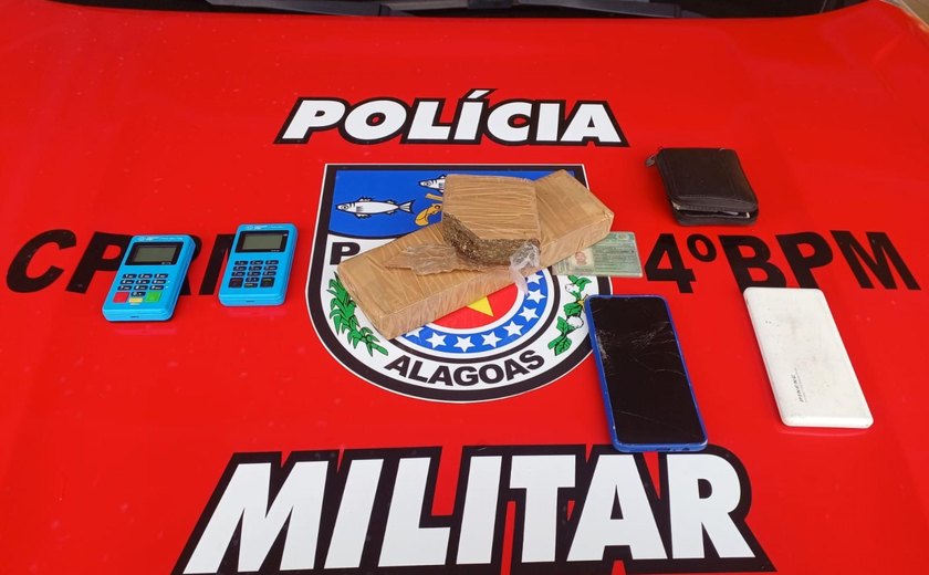 Polícia apreende maconha e arma de fogo em ações distintas em Maceió e Teotônio Vilela