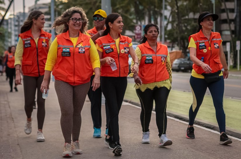 Defesa Civil de Maceió promove caminhada em alusão ao Setembro Amarelo