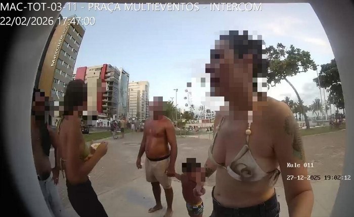 Totem com botão de emergência ajudou a acionar equipes na orla de Maceió