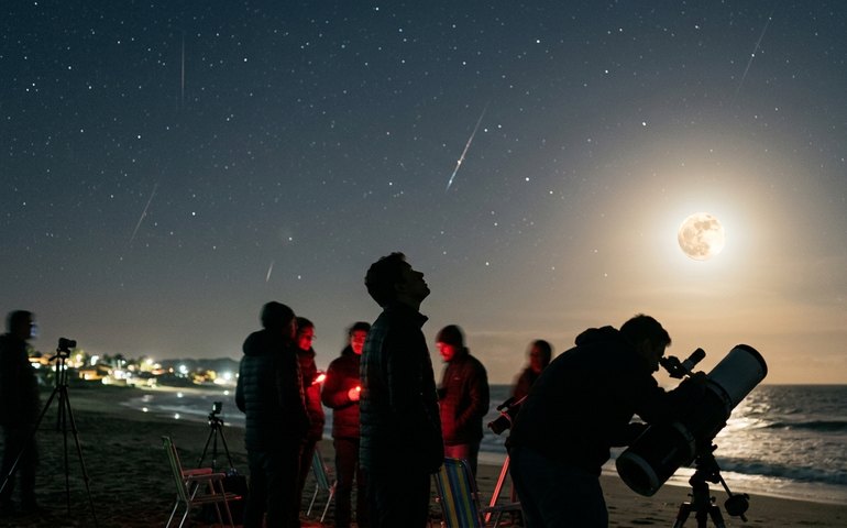 Céu de maio terá chuva de meteoros e 'Lua Azul'; confira as datas
