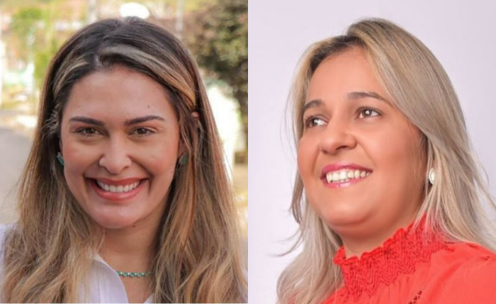 Ângela Vanessa lidera com 65% das intenções de voto no cenário estimulado, enquanto a candidata Fabrícia Véras aparece com 25%