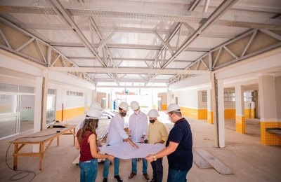 JHC visita obra de creche que atenderá 188 crianças no Vergel
