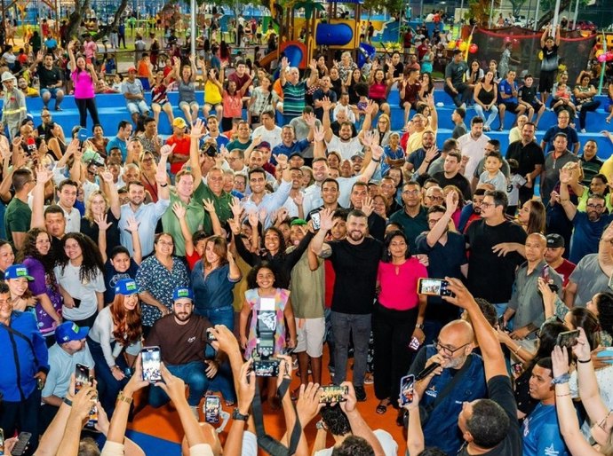 JHC inaugura Parque Osman Loureiro e promove transformação social no Clima Bom