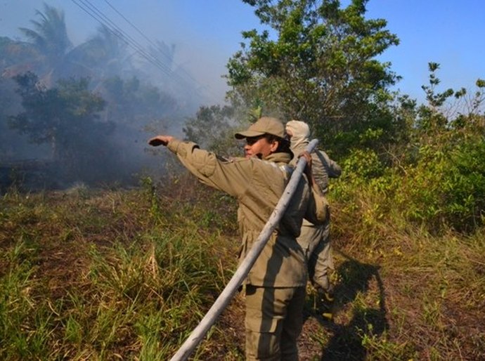 Corpo de Bombeiros debela mais sete focos de incêndio em Maceió
