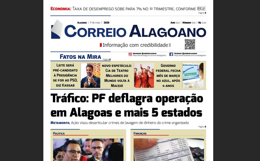 Tráfico: PF deflagra operação em Alagoas e mais 5 estados