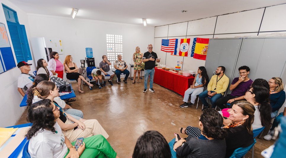 Matrículas para cursos gratuitos de inglês estão abertas com 120 vagas disponíveis. / Foto: Joyce Juliana/ Ascom Semed