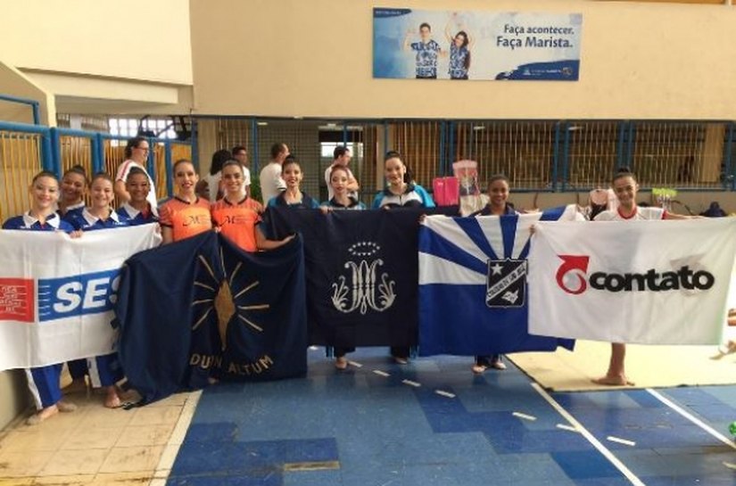 São José, Marista e Sesi vencem a disputa de ginástica rítmica