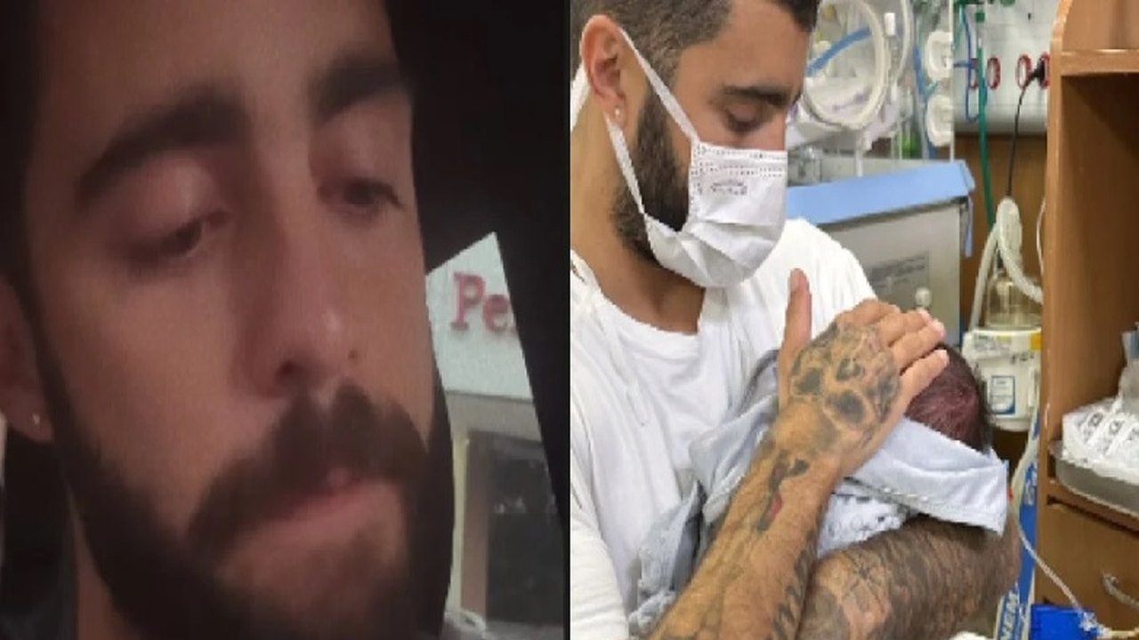 Pedro Scooby chora ao falar de estado de saúde de filha: Dia difícil