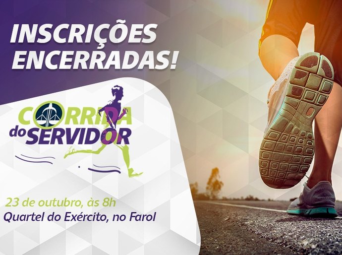 Confira a lista de inscritos na Corrida do Servidor