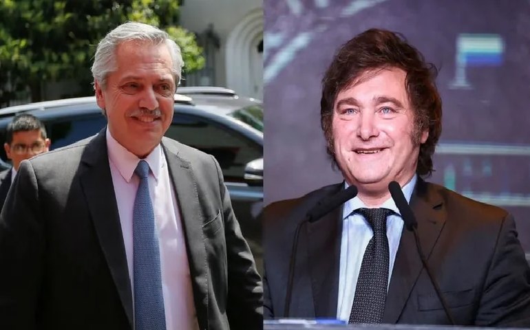 Milei e Fernández têm primeira reunião para discutir transição de poder na Argentina