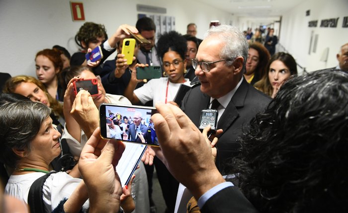 O senador Renan Calheiros, presidente do MDB em Alagoas