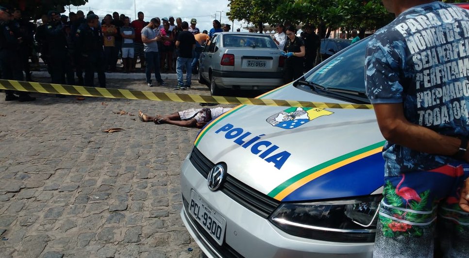 Homicídio de adolescente no mercado / Foto: Augusto Baiano - TV Atalaia