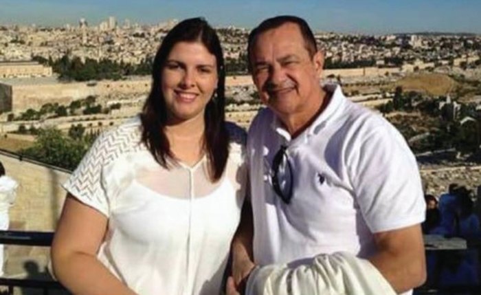 Em 2014, o casal viajou a Israel para visitar o Monte das Oliveiras, na cidade antiga de Jerusalém