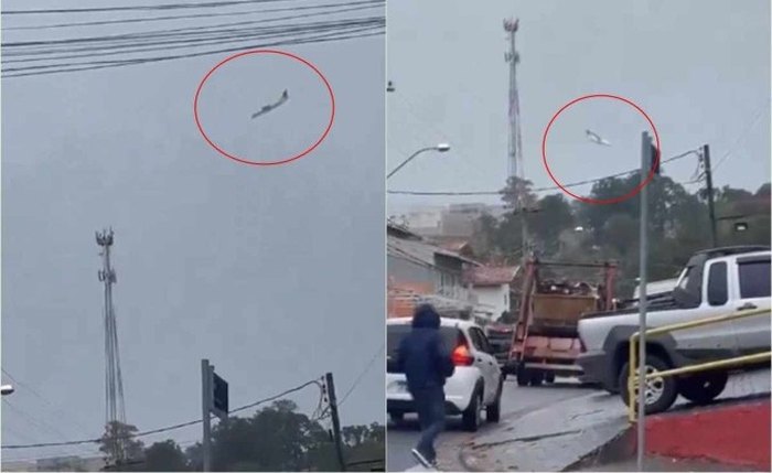 Avião cai no interior de São Paulo