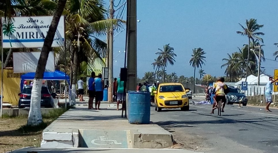 Mulher atropelada na rodovia / Foto: MC