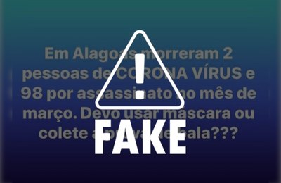 Não é correto comparar número de mortos por coronavírus com número de homicídios