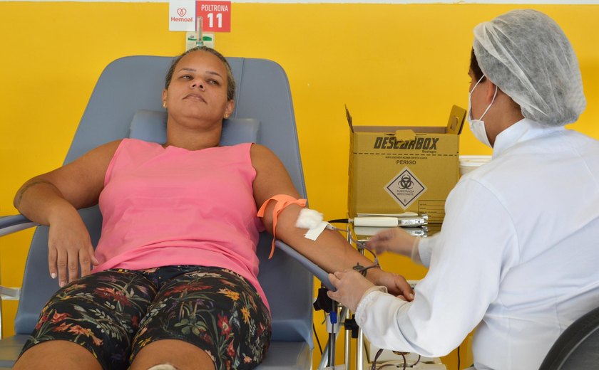 Unidade Móvel do Hemoal promove coleta sangue em escola de Arapiraca nesta quinta-feira