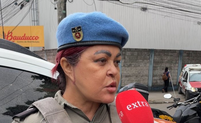 A tenente Edna Vieira, da Polícia Militar A tenente Edna Vieira, da Polícia Militar