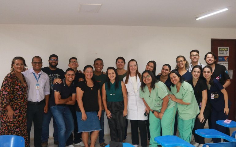 Hospital Ib Gatto Falcão realiza treinamento sobre plataforma que operacionaliza os programas Bate Coração e AVC Dá Sinais