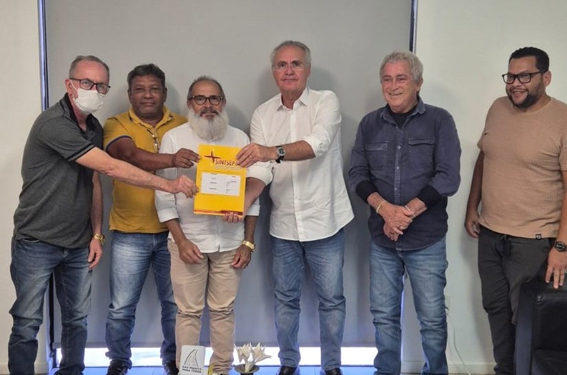 Direção do Sintsep/AL agradece ao senador Renan apoio para pagamento de precatórios