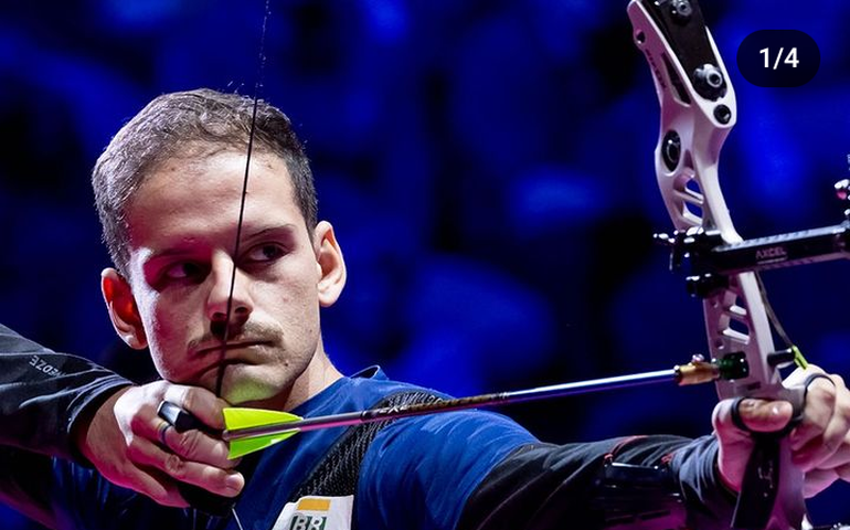 Confirmado em Paris-2024, Marcus DAlmeida é eleito o melhor atleta do mundo em tiro com arco