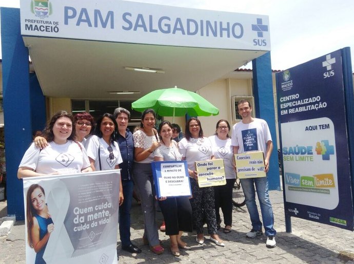 Psicólogos participam da campanha pela saúde mental