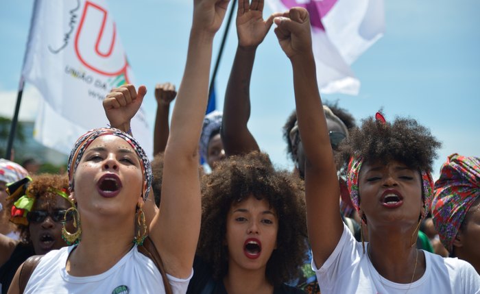 Mulheres em protesto