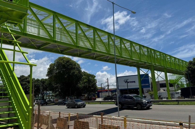 Passarela do Canaã tem mais de 90% dos serviços concluídos