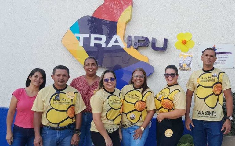 Conselho Tutelar de Traipu realiza a ação de conscientização ao combate à exploração e abuso sexual de crianças e adolescentes