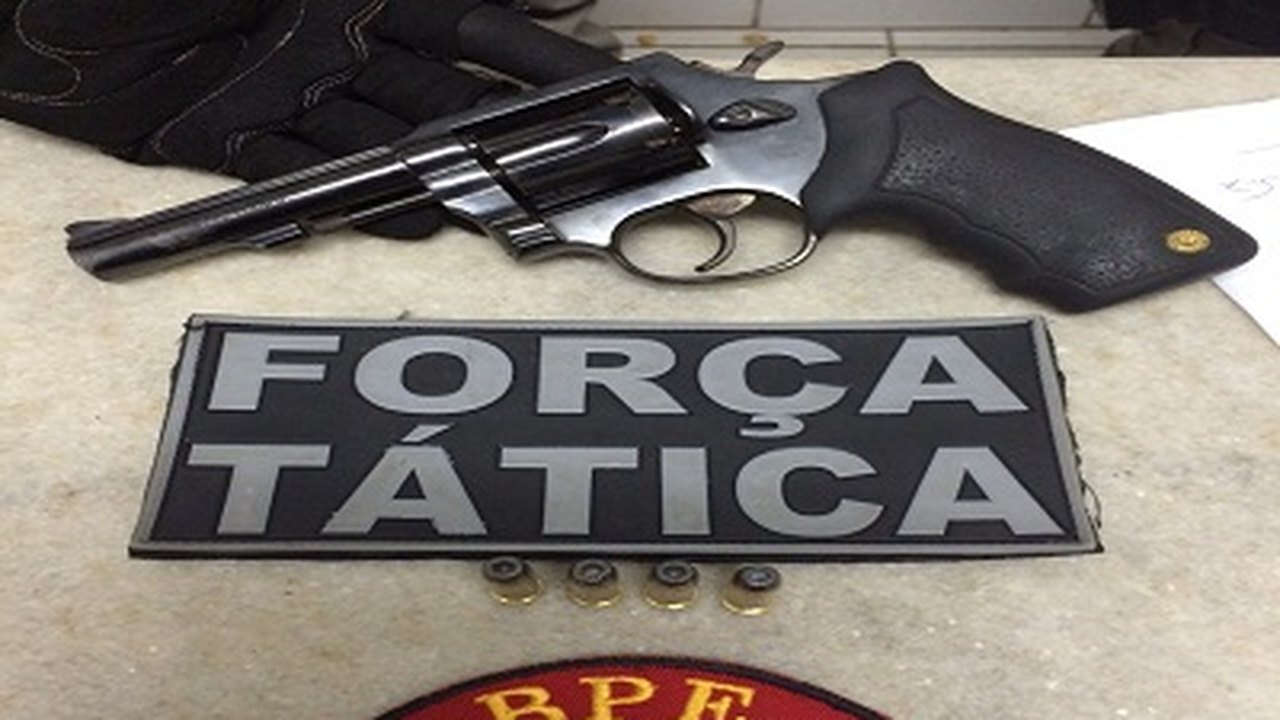 BPE prende menor que estava com arma roubada de vigilante