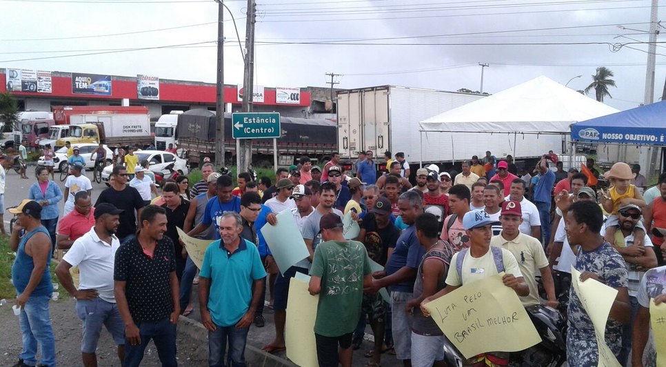 caminhada em Estância