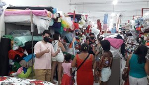 loja de tecidos autuada