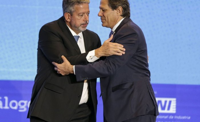 Fernando Haddad e Arthur Lira Fernando Haddad e Arthur Lira