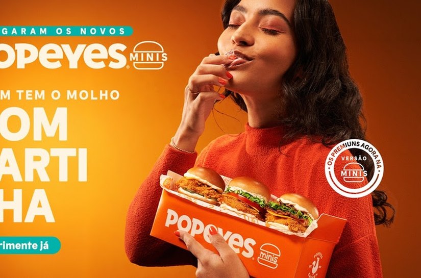 Popeyes® lança “Popeyes Minis” em ação que transforma as letras miúdas das ofertas em benefícios para os consumidores