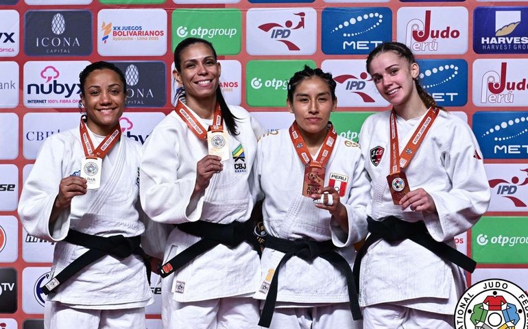 Judocas brasileiras levam 4 medalhas no 1º dia do Grand Prix de Lima