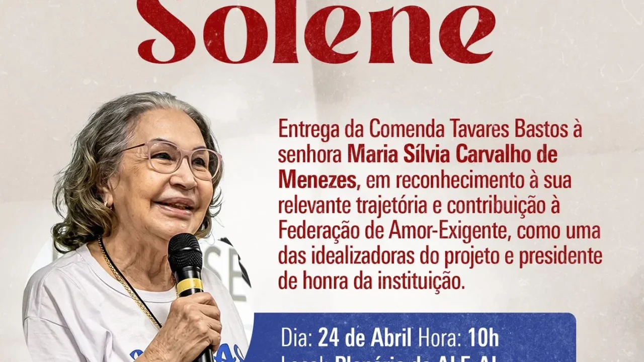 Assembleia entrega Comenda Tavares Bastos a Mara Menezes