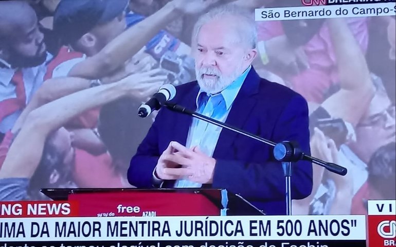 ‘Fui vítima da maior mentira jurídica contada em 500 anos de história’, diz Lula