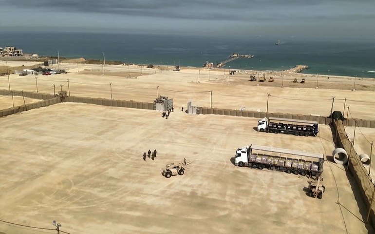 EUA encerram operação de píer de R$ 1,6 bilhão para entrega de ajuda humanitária a Gaza 