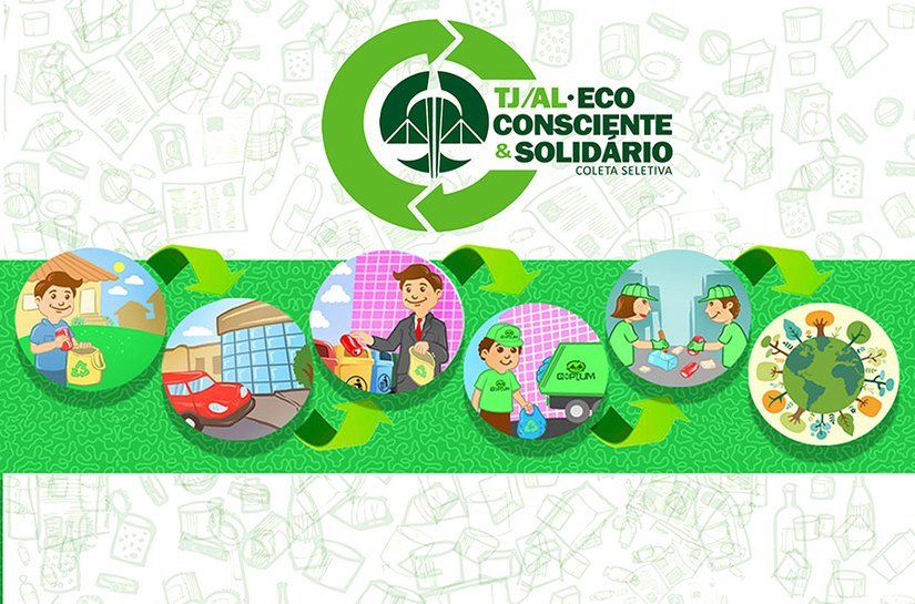 Em um ano, TJ Alagoas encaminha 11,7 toneladas de lixo para reciclagem