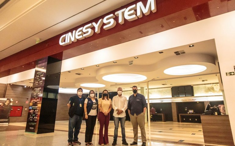 Retomada: cinema reabre com vistoria da Vigilância Sanitária Municipal