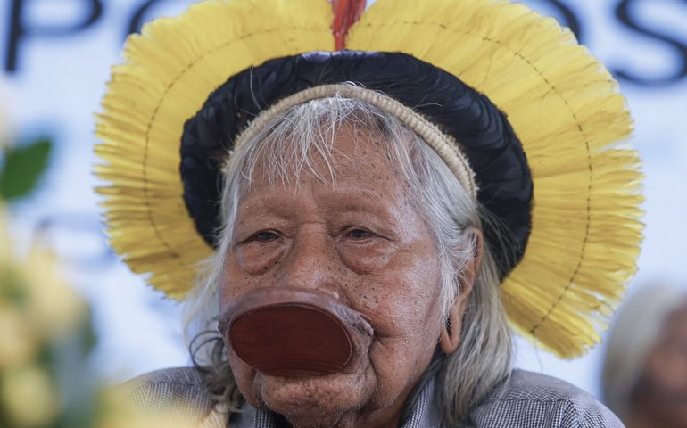 Cacique Raoni apresenta melhora, mas segue internado na UTI