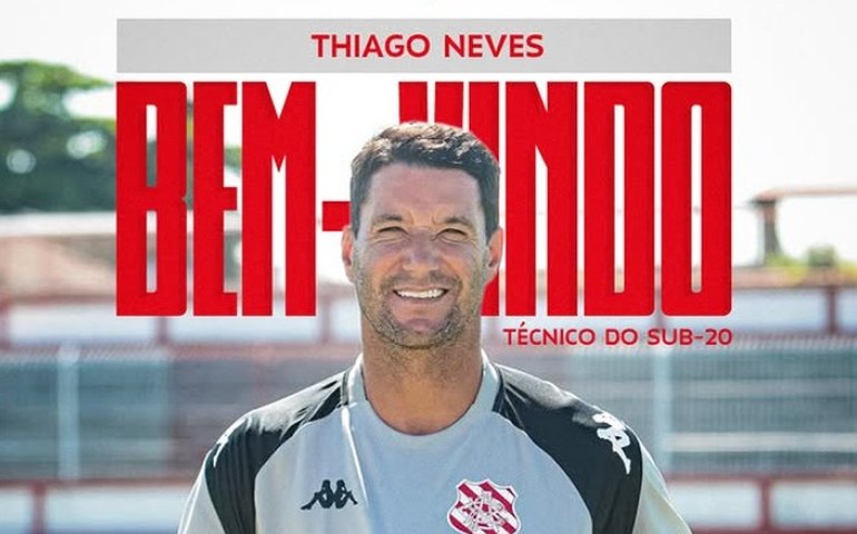 Thiago Neves inicia carreira de técnico na base do Bangu