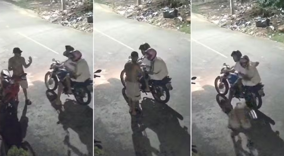 Tomou o celular de volta. / Foto: Reprodução / Redes Sociais