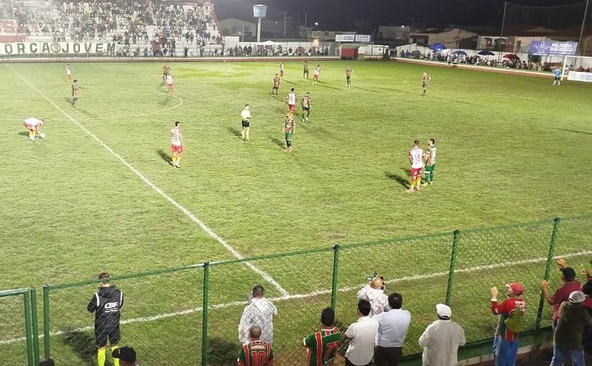 Desfalcado, CSE perde para o Juazeirense por 1 a 0 no Juca Sampaio