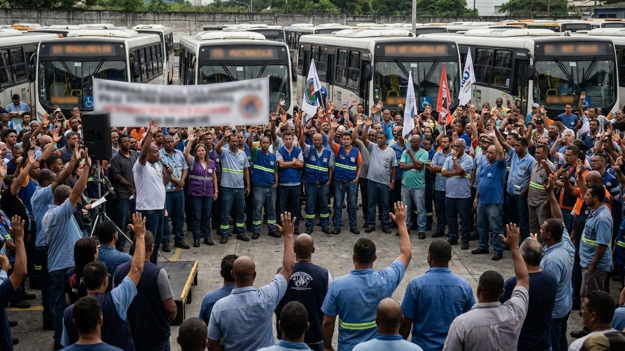 Greve dos ônibus no Rio: nova assembleia vai votar sobre suspensão temporária da greve após pedido do TRT