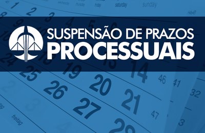 TJ suspende prazos de processos em que o Estado é parte 