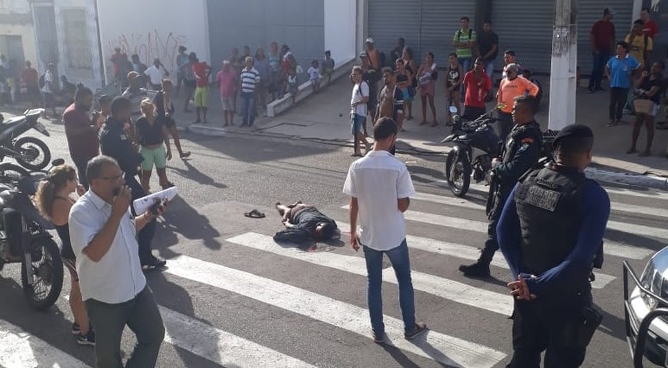 homem é agredido / Foto: redes sociais