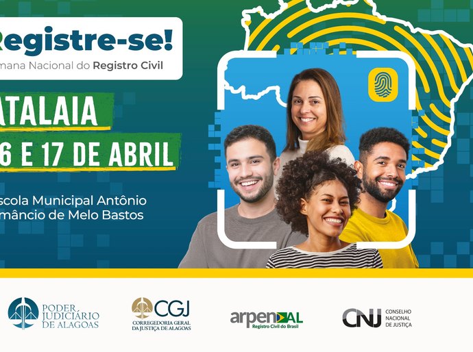 Campanha do CNJ garante acesso a documentos gratuitos em Atalaia