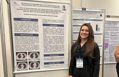 Residente do HU-UFS é a única brasileira selecionada para curso intensivo internacional de Pneumologia