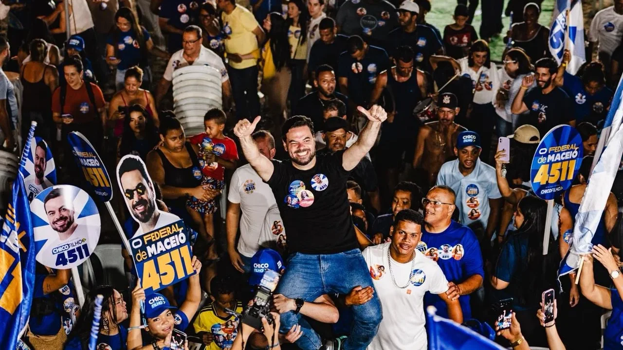 Chico Filho recebe apoio de multidão na Zona Sul